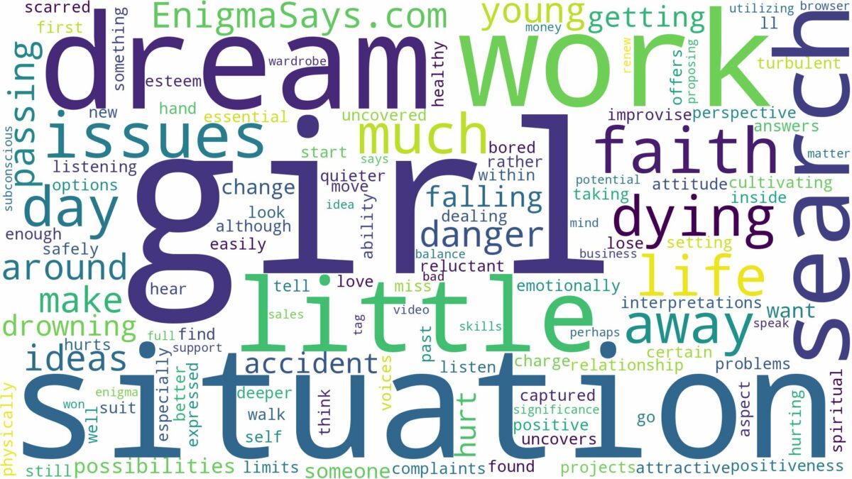 dreaming about little girl dying and related dreams with their meanings in a word cloud